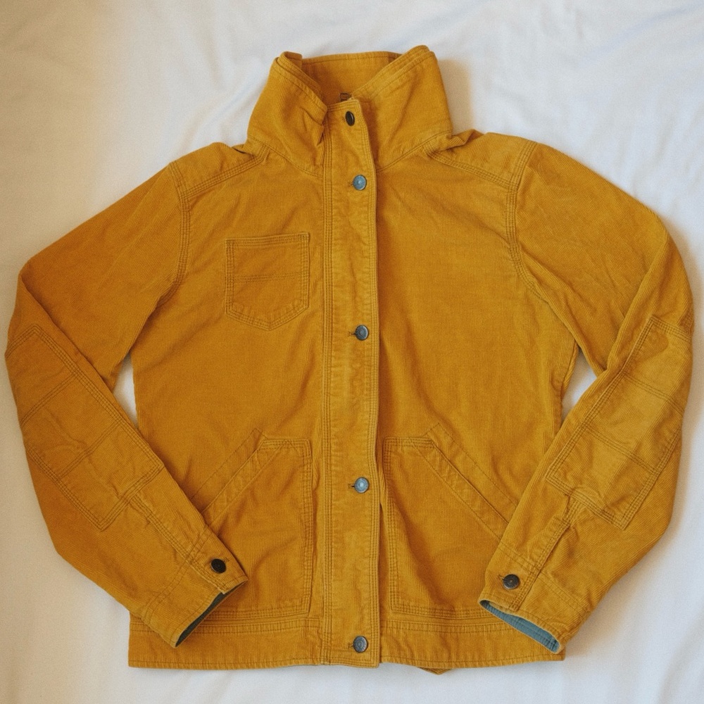 Yellow Corduroy Jacket Women’s